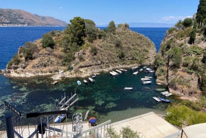 Messina: excursión privada de un día a la costa jónica con degustación de cannoli