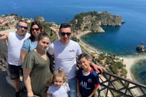 Messina: excursión privada de un día a la costa jónica con degustación de cannoli