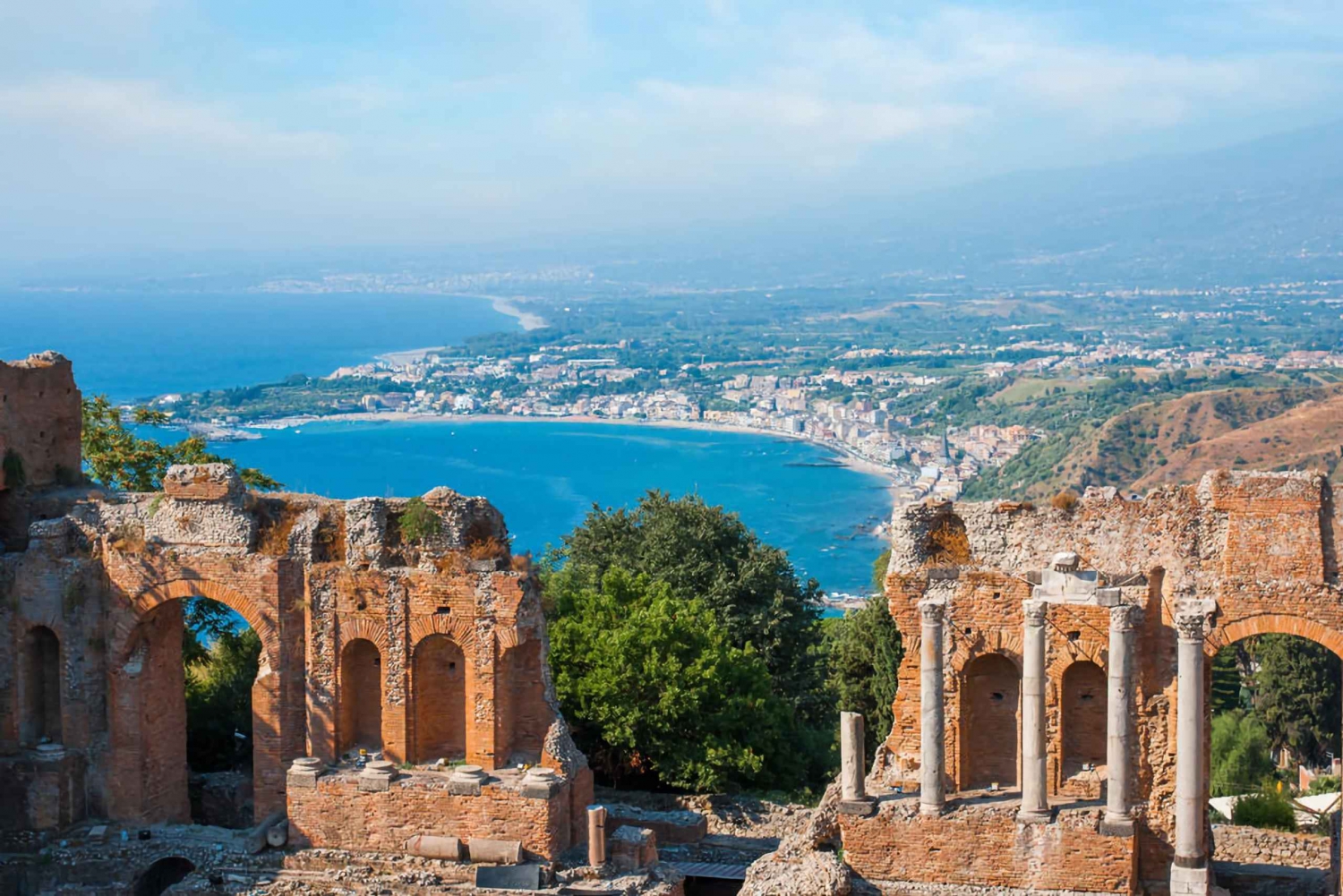 Escursione a terra a Messina: viaggio privato a Taormina ed Etna