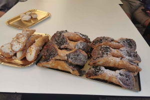 Passeio a pé pela comida de rua de Messina e espetáculo do relógio astronómico