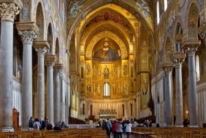 Monreale: Omvisning i katedralen, klosteret og mosaikkene