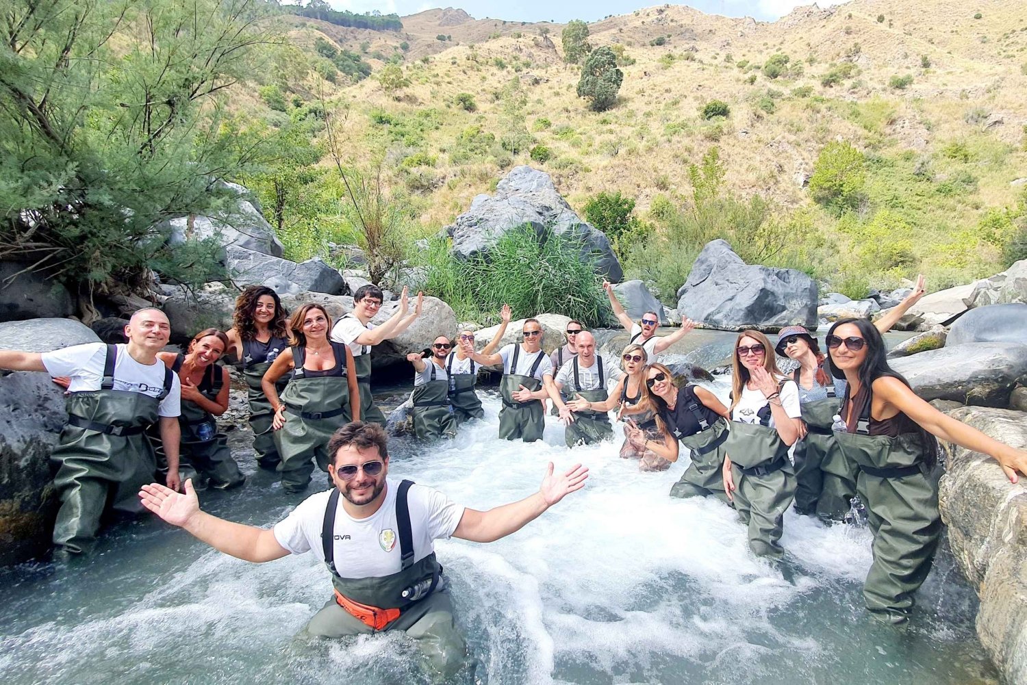 Motta Camastra: River Trekking Tour in the Alcantara Gorges