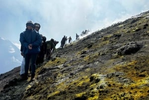 Mount Etna: Central Crater (3,340 meters) with Jeep and Trek