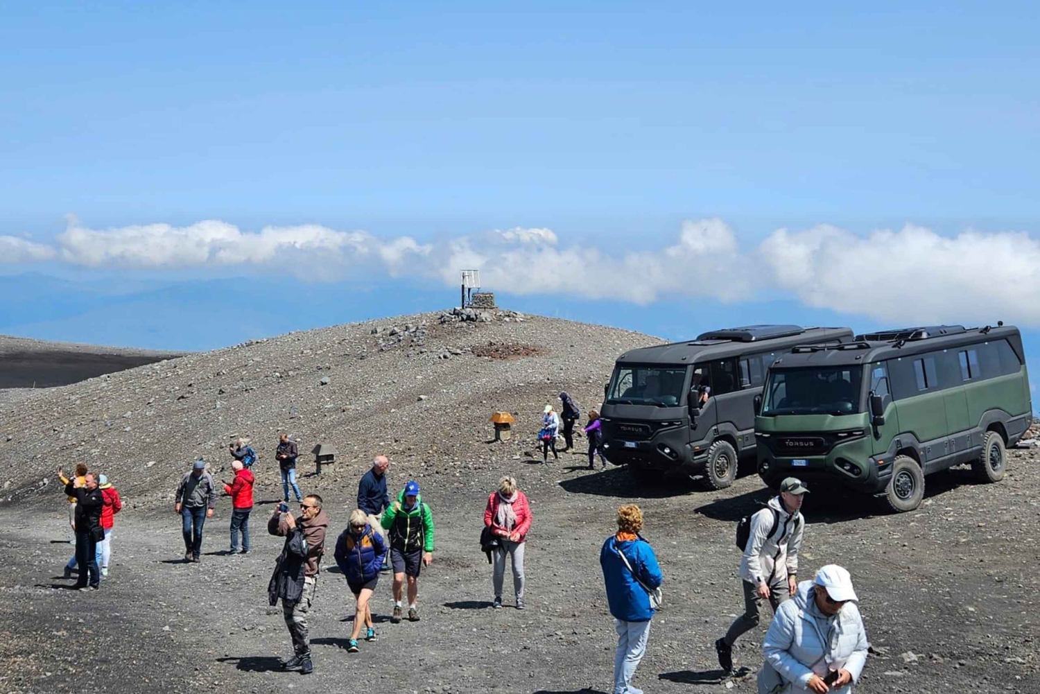 Etna: rondleiding met 4x4 en trektocht naar de noordelijke bovenste kraters