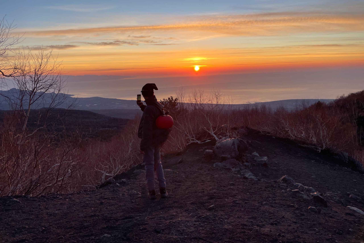 Berget Etna: Utflykt i soluppgången med en kunnig lokal guide