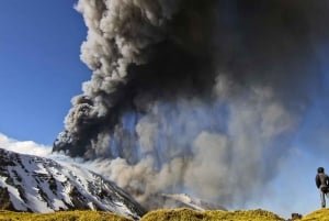 Etna Sud : Randonnée hivernale en haute altitude avec un guide alpin