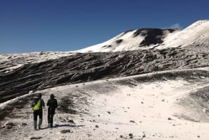 Etna Sud : Randonnée hivernale en haute altitude avec un guide alpin