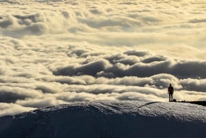 Etna South: Caminhada de inverno em alta altitude com um guia alpino