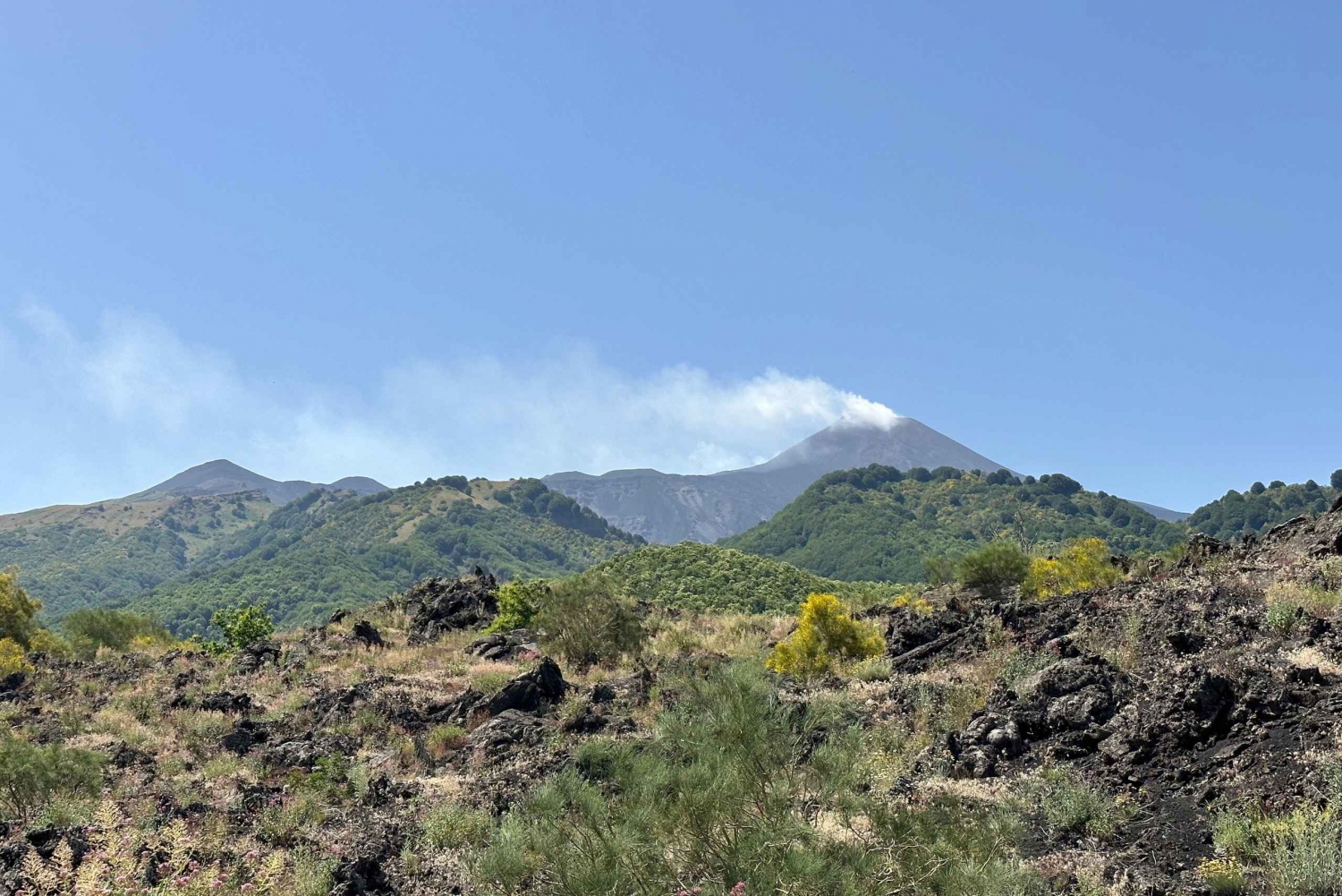 Mt. Etna: excursão de meio dia pela manhã ou ao pôr do sol em 4x4