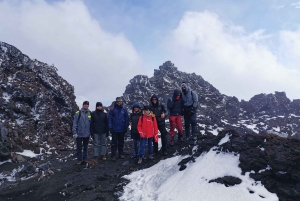 Mt Etna: Winter Trekking Tour with Optional Catania Transfer