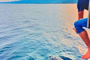 ナクソス島シュノーケリングとプロセッコ付きタオルミーナ・ボートツアー