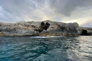 シラキュース：オルティージャ島、ピリリーナ島、海の洞窟を巡るボートツアー