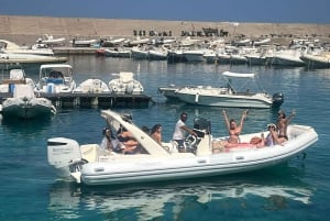 Palermo: 9-hour boat tour, snorkeling masks, drinks, and snacks