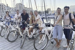 Palermo: Tour guiado de bicicleta com degustação de comida de rua