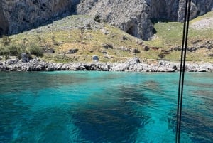 Palermo: båttur til Mondello og naturreservatet med snacks og drikke