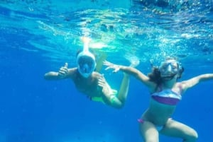 Palermo: Båttur med aperitiff, snorkling og grottetur