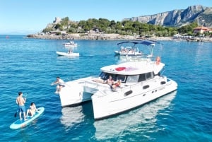 Palermo: Excursão diária de catamarã com almoço e snorkeling incluídos