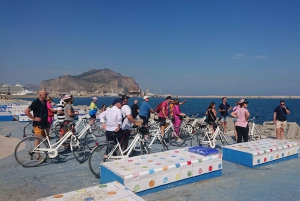 Palermo: Historiallinen keskusta Opastettu pyöräretki ja ruoanmaistelu