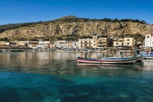 Palerme : sortie en bateau à Mondello, réserve de Capo Gallo, et collation