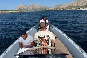 Palermo: Mondello & Isola delle Femmine Boat Tour with Drink