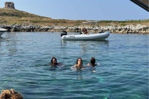 Palermo: Mondello & Isola delle Femmine Boat Tour with Drink