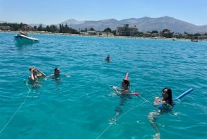 Palermo: Mondello & Isola delle Femmine båttur med dryck