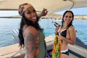 Palermo: Mondello & Isola delle Femmine båttur med dryck