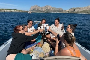 Palermo: Mondello & Isola delle Femmine båttur med drikke