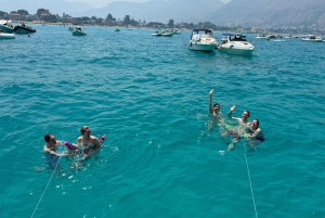 Palermo: Mondello & Isola delle Femmine båttur med drikke