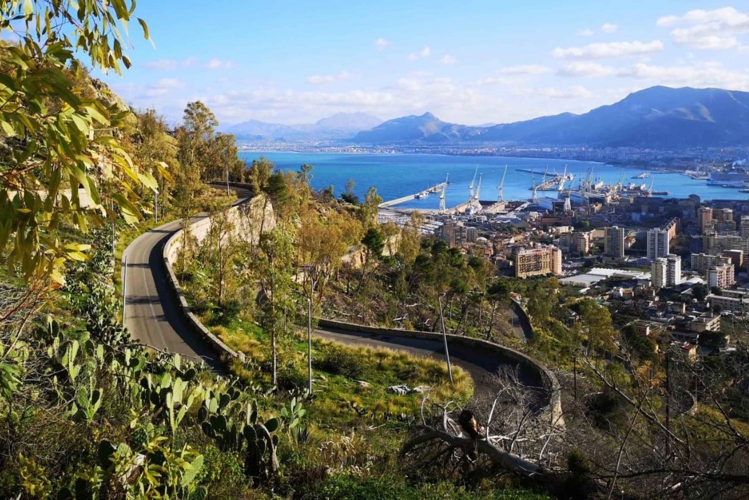 Palermo: Passeio panorâmico pelo Monte Pellegrino em CruiserCar