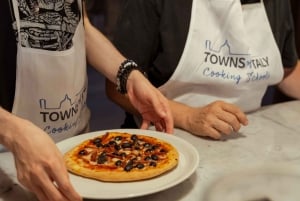Palermo: Corso di cucina di pizza e gelato con cena e vino