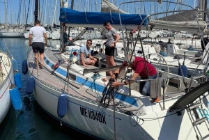 Palermo: tour particular de barco com almoço e jantar