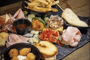 Palermo: Sizilianische Tapas-Erfahrung mit 3 Weinen und typischem Dessert