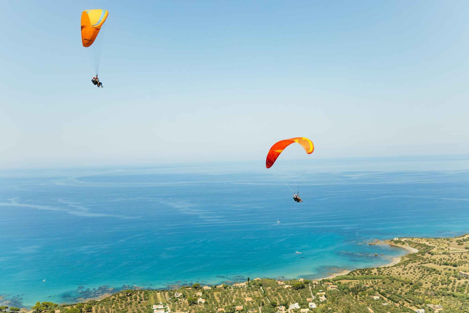Palerme : Vol en parapente en tandem et vidéo GoPro13, photos