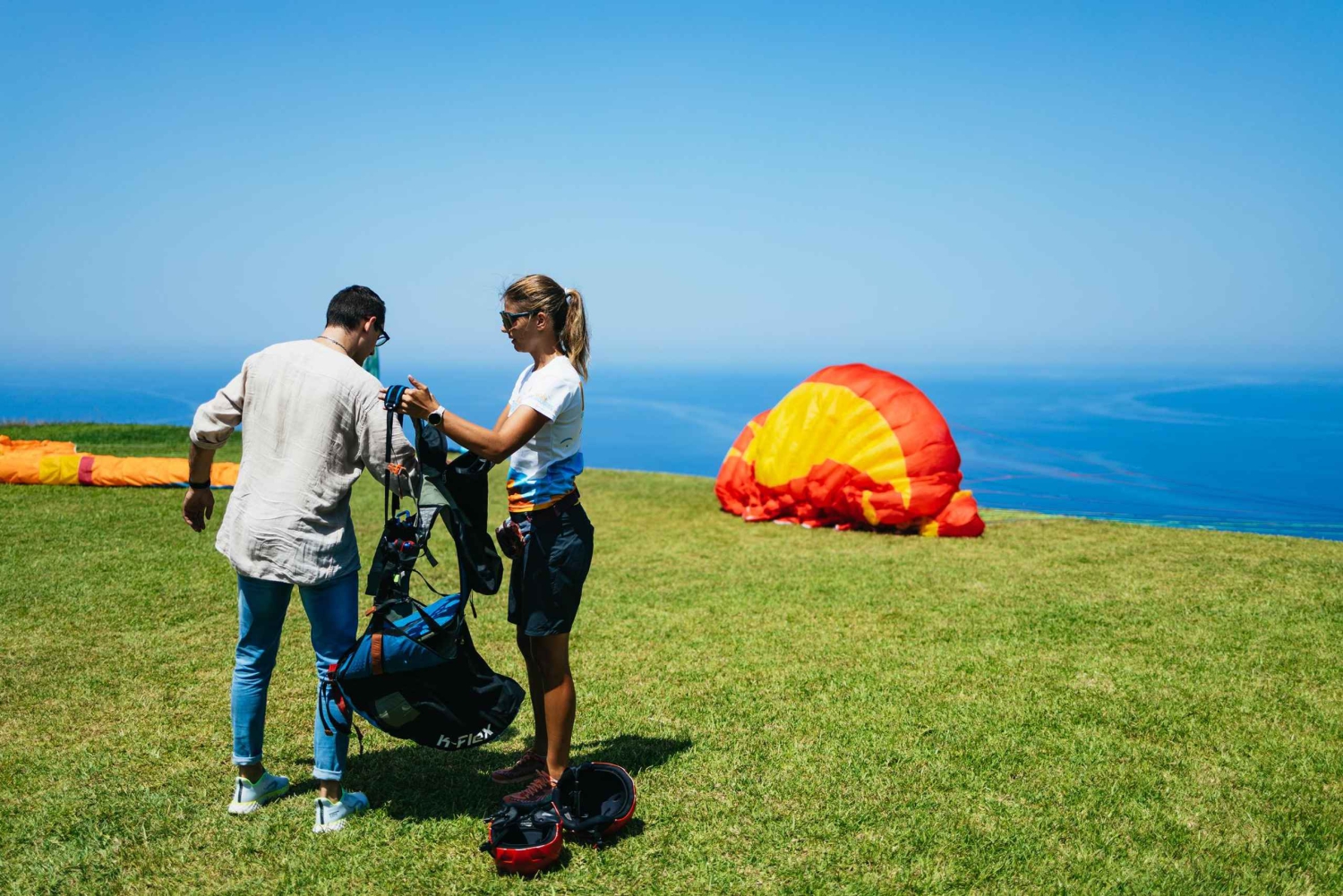 Palerme : Vol en parapente en tandem et vidéo GoPro13, photos