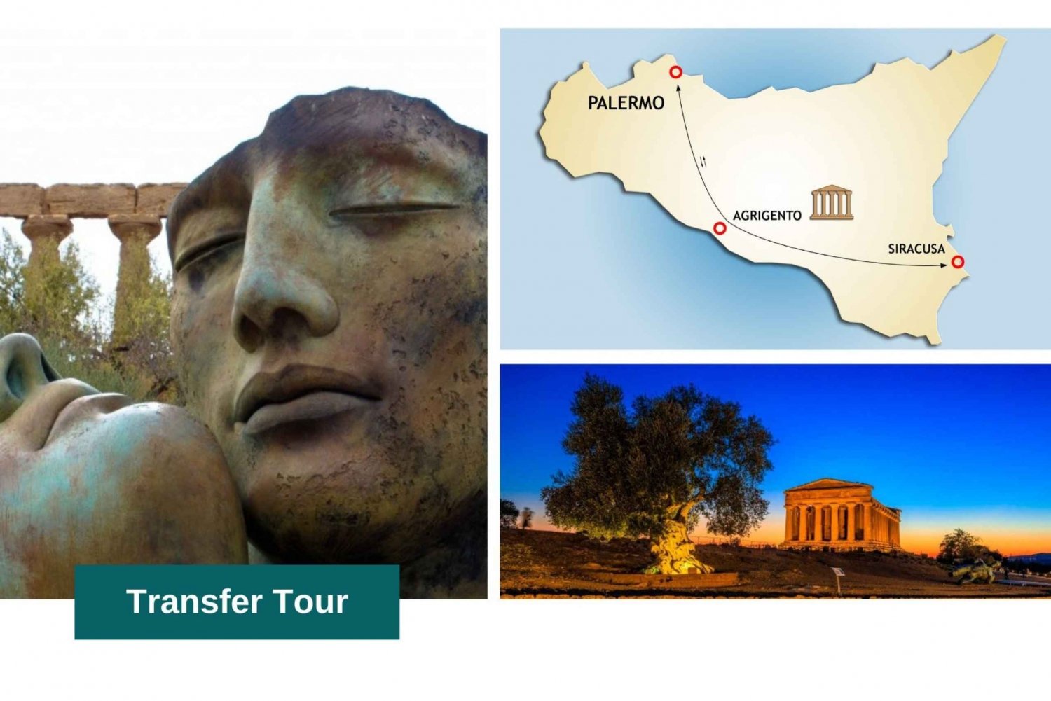 Palermo to Siracusa: stop al Valley of Temples & Roman Villa