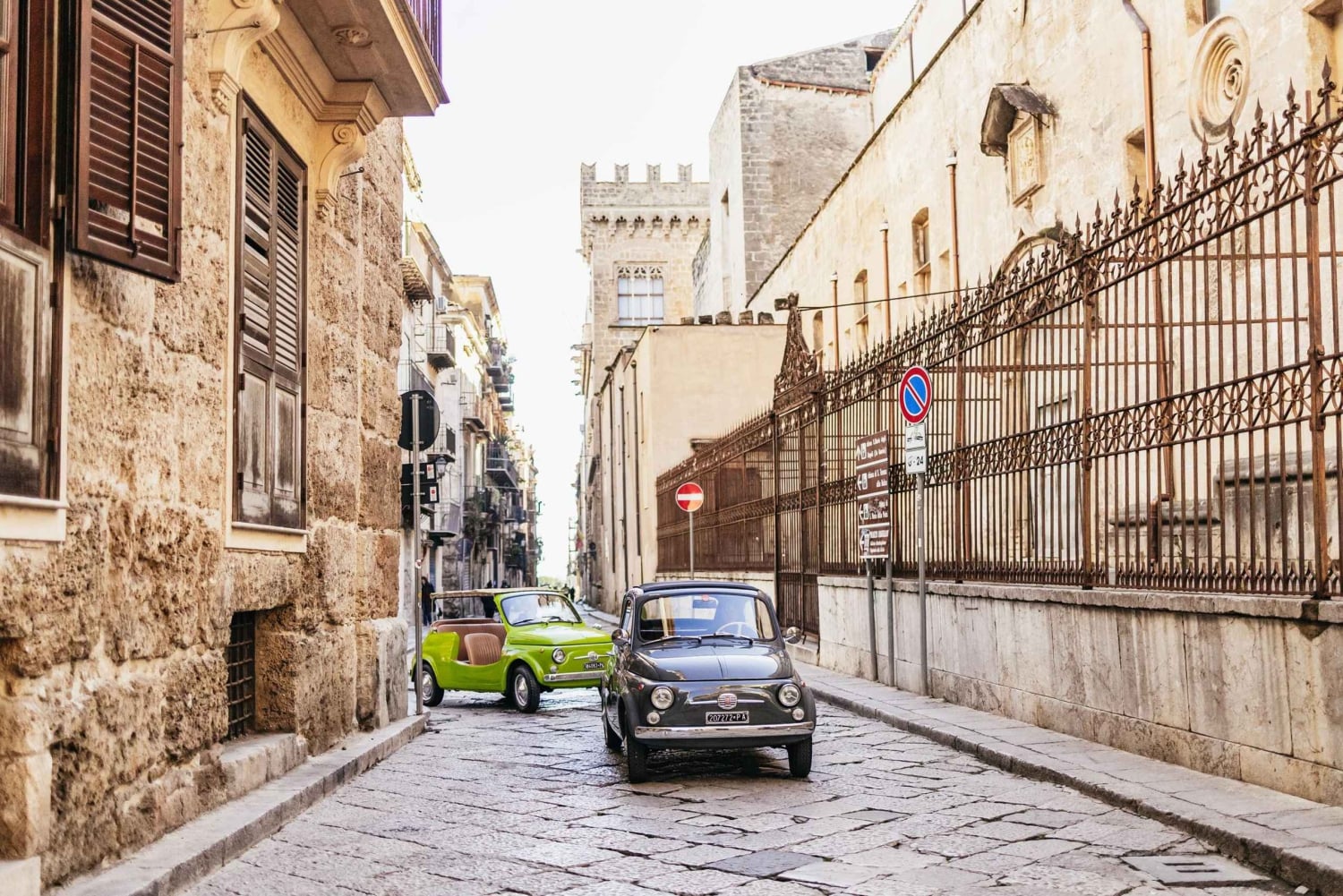 Palermo: Vintage Fiat 500 sightseeingtur