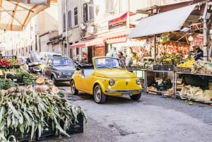 Palerme : visite touristique de la Fiat 500 d'époque