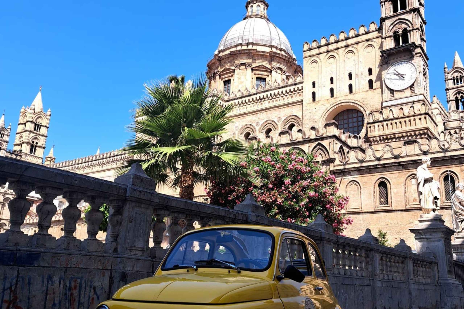 Palerme : visite guidée en Fiat 500 vintage