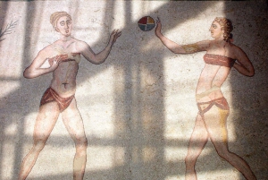 ピアッツァ アルメリーナ：ローマ時代のヴィラ デル カサーレのモザイク ツアー