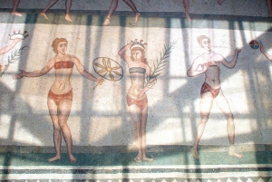 ピアッツァ アルメリーナ：ローマ時代のヴィラ デル カサーレのモザイク ツアー