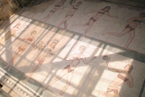 ピアッツァ アルメリーナ：ローマ時代のヴィラ デル カサーレのモザイク ツアー