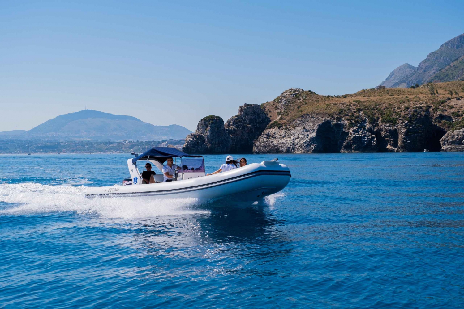 Privat tur med gummibåt från Castellamare del Golfo