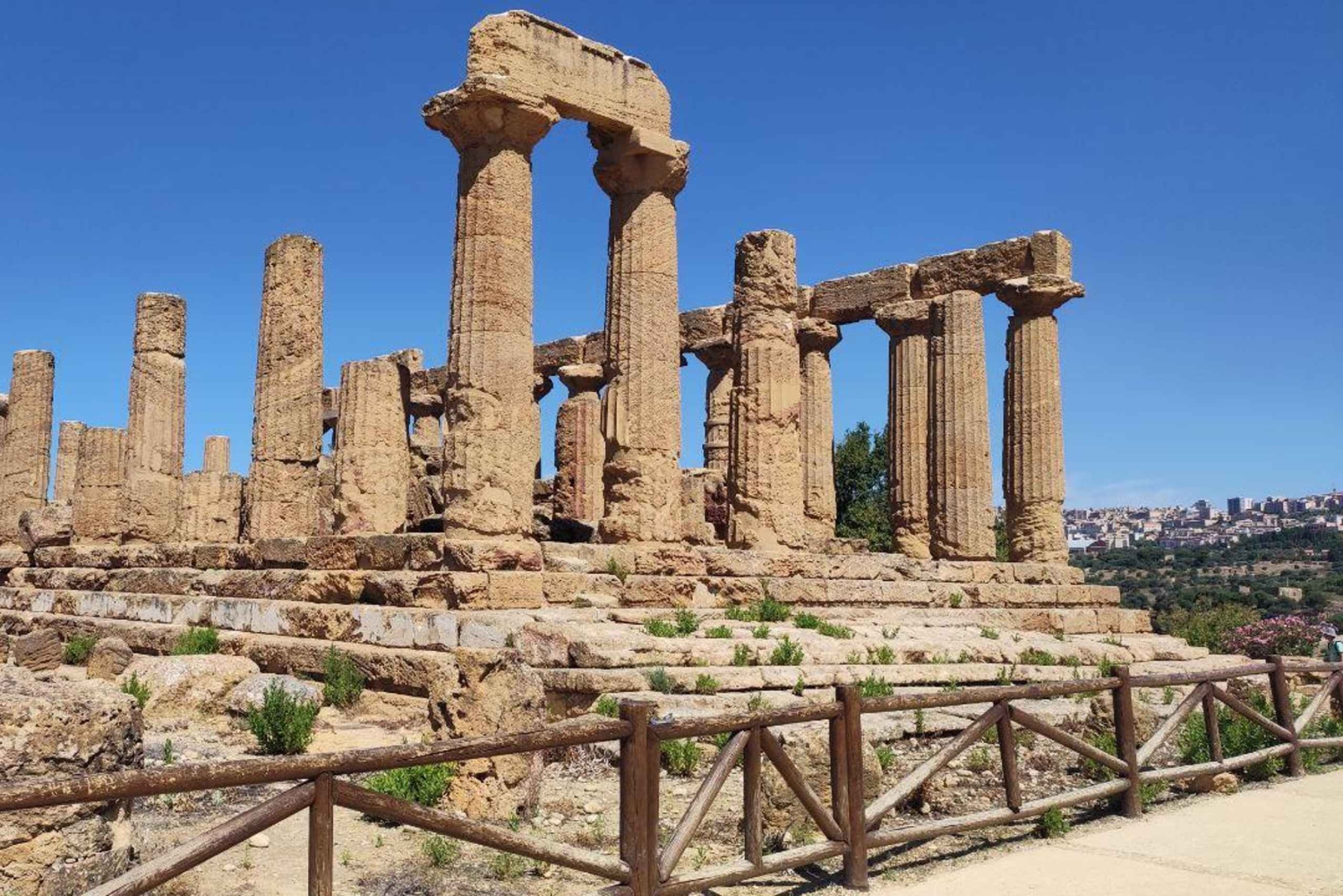 ヴィラ ロマーナ デル カサーレと神殿の谷のプライベート ツアー