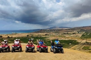 Ribera: Passeio em moto-quatro ao castelo de Poggiodiana e arredores