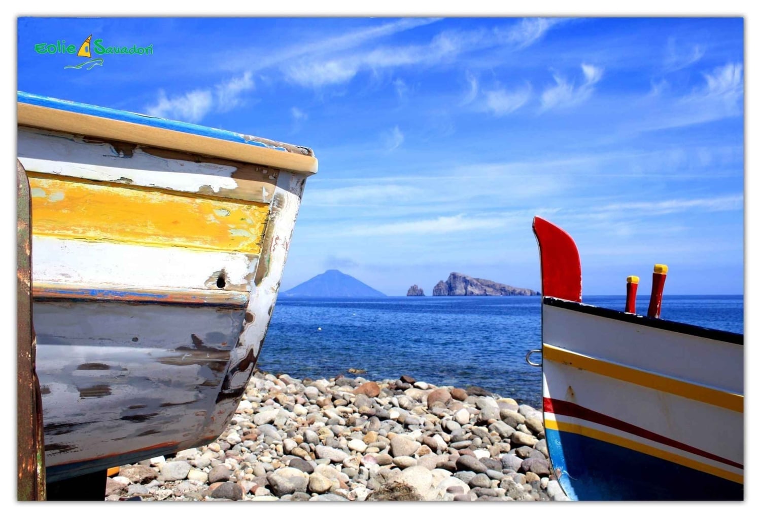 Salina Panarea Stromboli om natten