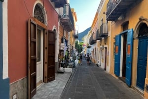 Salina Panarea Stromboli om natten