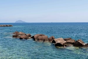 Salina Panarea Stromboli om natten