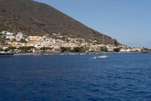 Salina Panarea Stromboli om natten