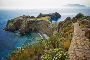 Salina Panarea Stromboli om natten